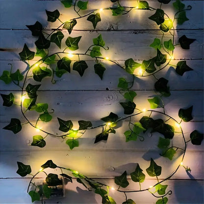 5m Artificial Leaf Flower Fairy String Lights