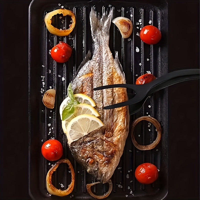 2-in-1 Nylon Frying Spatula Tong