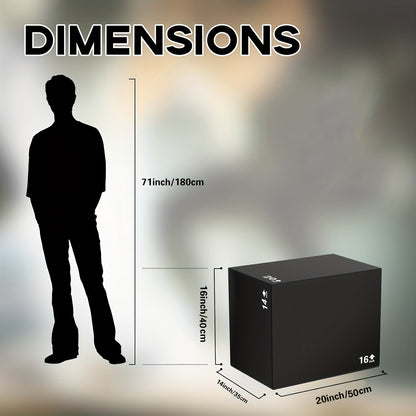 3-in-1 PVC Fitness Jump Box Training Platform