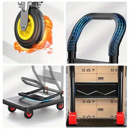 Hand Truck Folding Trolley Cart with Wheels