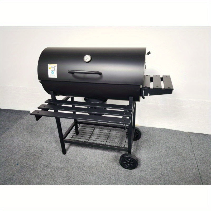 Outdoor Multifunctional BBQ Grill Rack with Iron Plate