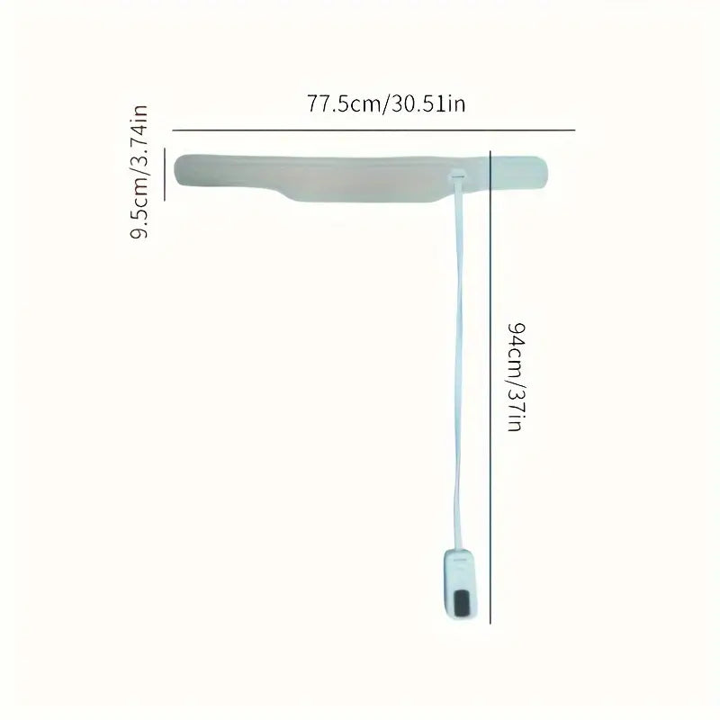 USB Rechargeable 360° Scalp Massager with Heat & Air Compression(Blue)