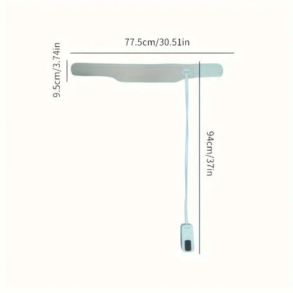 USB Rechargeable 360° Scalp Massager with Heat & Air Compression(Blue)