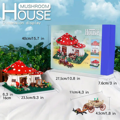 Mushroom House Building Blocks