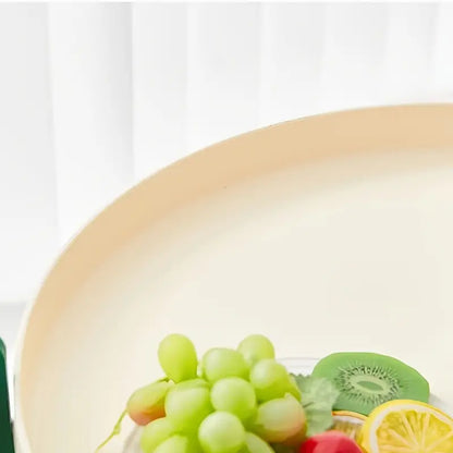 Portable End Table Cart & Home Storage Rack - Green and White