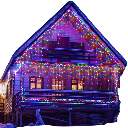 Dazzling Drops: Waterproof Icicle Christmas Lights