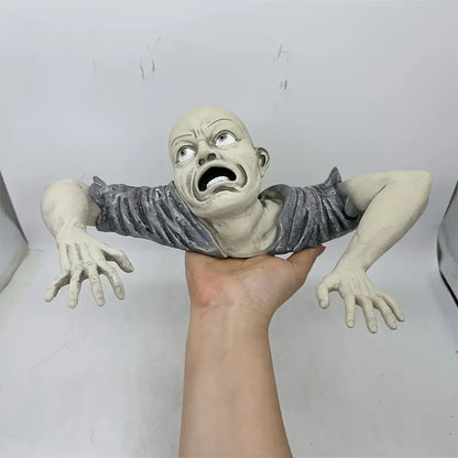 Swamp Zombie Figurine - Creepy Crawling Undead Resin Statue