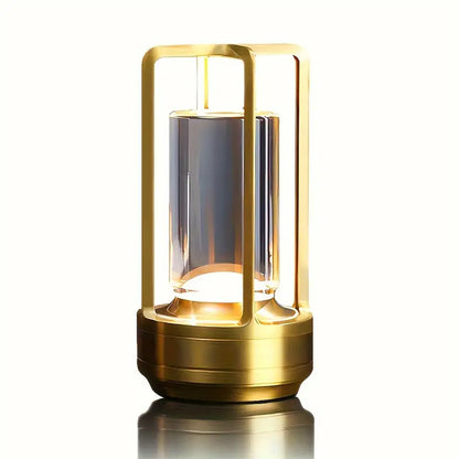 Golden Touch: Cordless LED Desk Lamp with Color Changing Feature