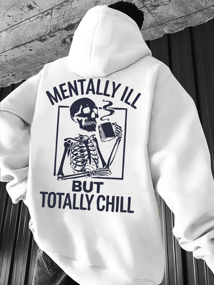 Vintage Skull Graphic Hoodie