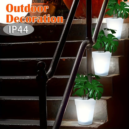 Outdoor Solar LED Garden Pot Light