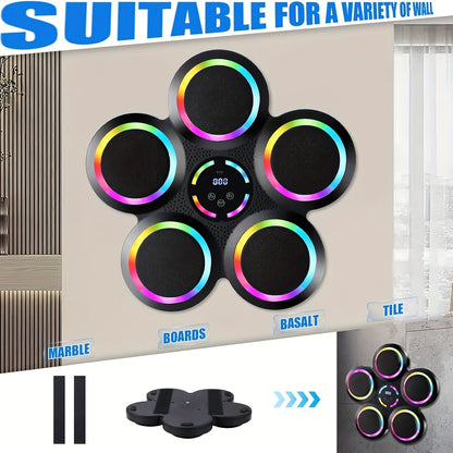 Smart Music Boxing Machine Wall-Mount with Gloves