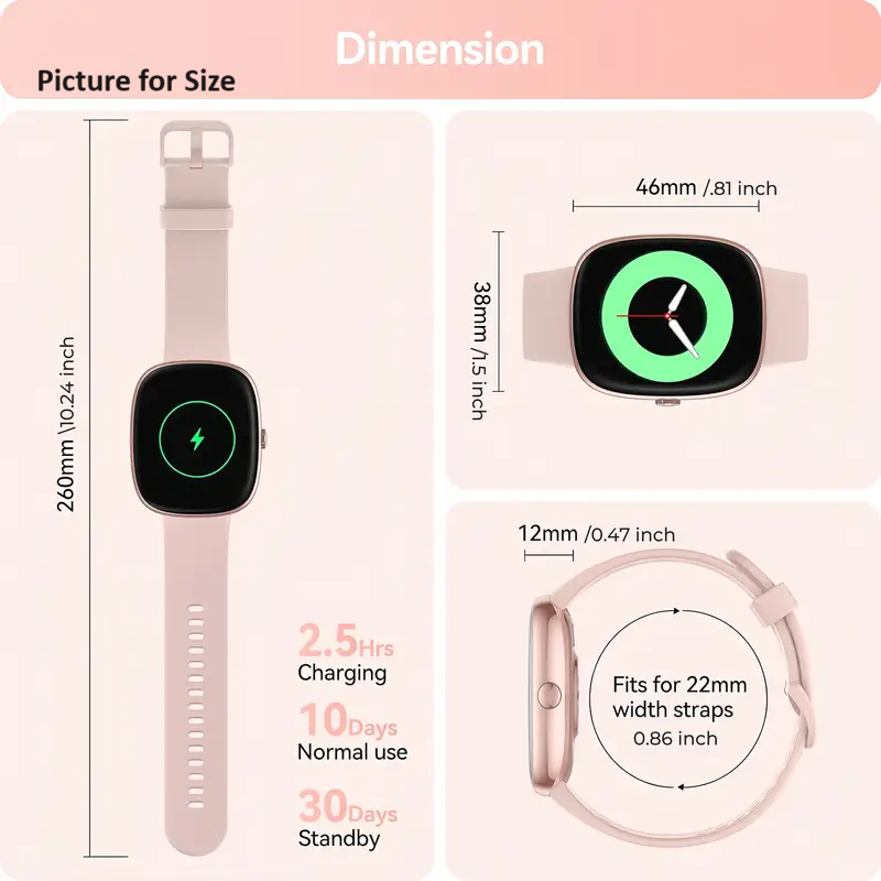 Little Meatball Glitter Smartwatch - Black