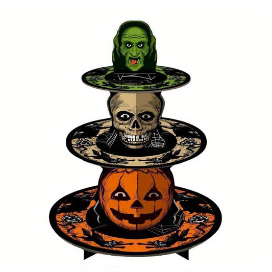 Halloween Cake Stand Tiered Dessert Display