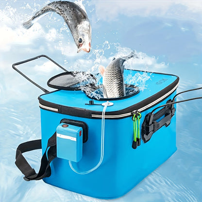 Fishing Bucket Portable Live Bait Container