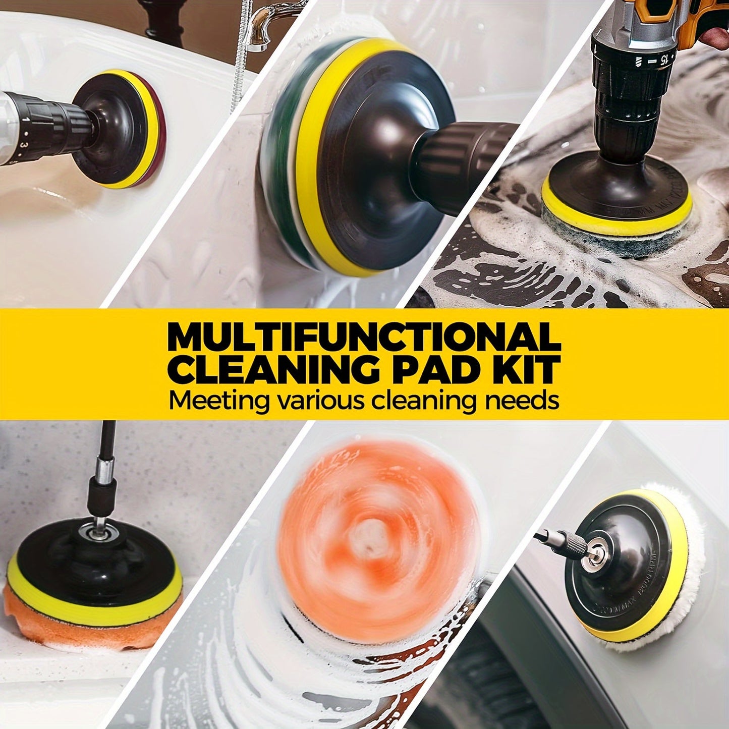 23-Piece Drill Brush Cleaning & Polishing Kit