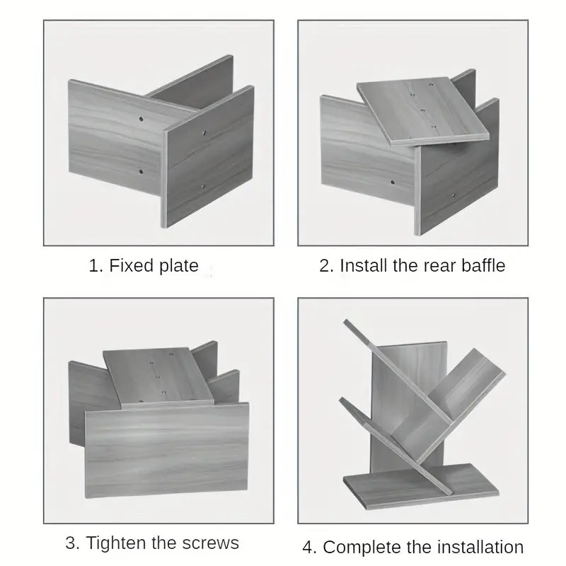 A minimalists dream: a beautifully crafted wooden bookshelf for your desk
