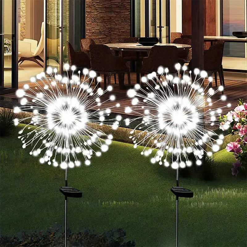 Double the Christmas Sparkle: Solar Firework Lights