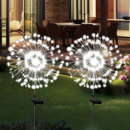 Double the Christmas Sparkle: Solar Firework Lights