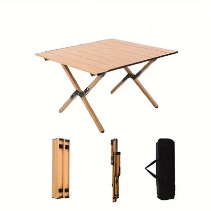 Foldable Roll Camping Table - Portable Outdoor Dining Solution