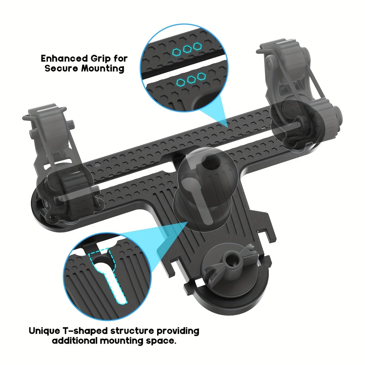 Kayak Rail Track Set Tool-Free T-Shaped Mount