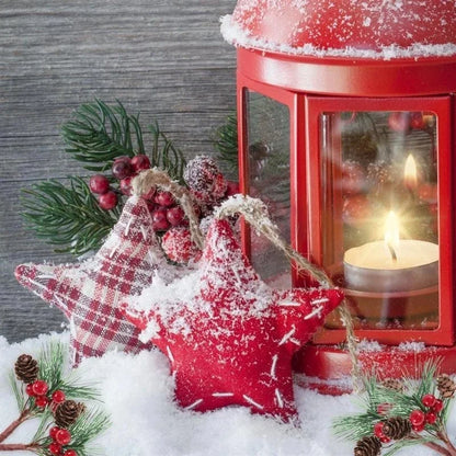 1pc Artificial Christmas Pinecone Red Berry Stem