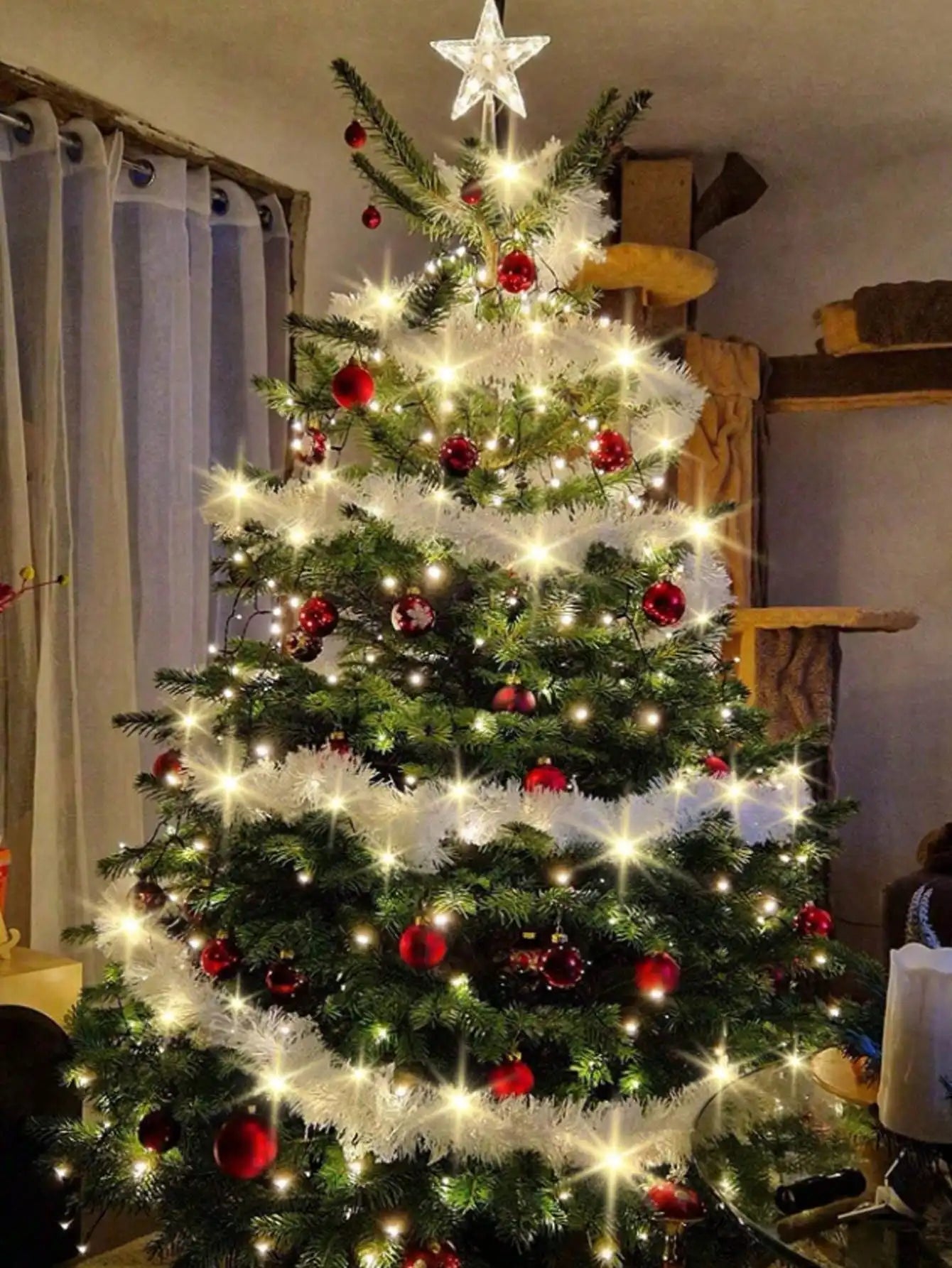 Christmas Snowflake Wire Wreath