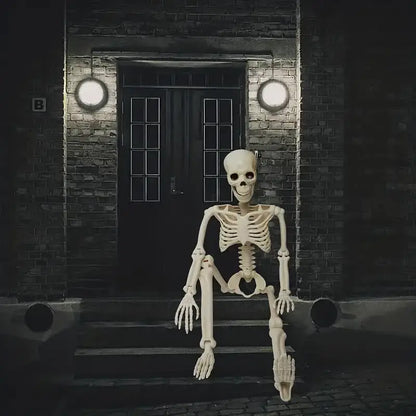 90cm Glowing Skeleton Decoration with Articulated Joints