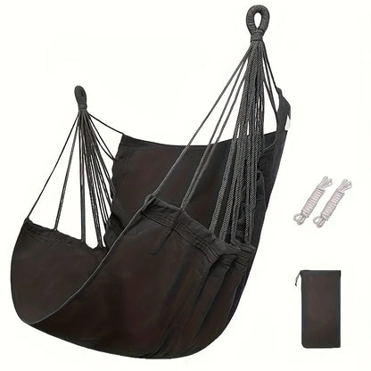 Outdoor Leisure Fabric Hammock Chair with Storage Bag