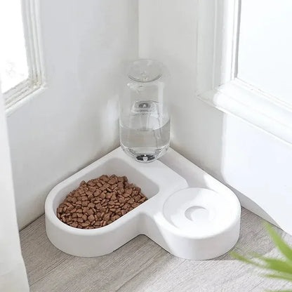Heart-Shaped Automatic Double Pet Bowl Set
