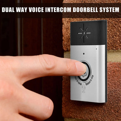 2-Way Voice Intercom Wireless Doorbell System