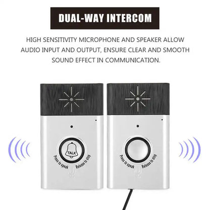 2-Way Voice Intercom Wireless Doorbell System