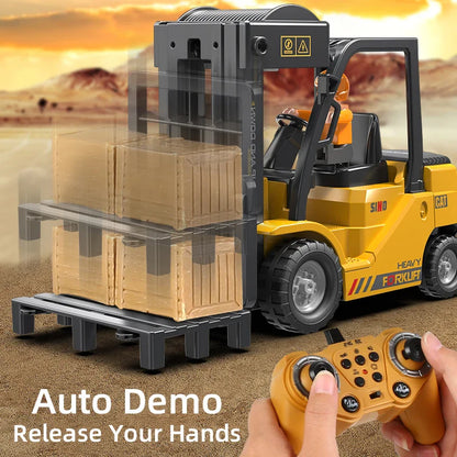 2.4GHz RC Forklift Truck Engineering Vehicle for Kids