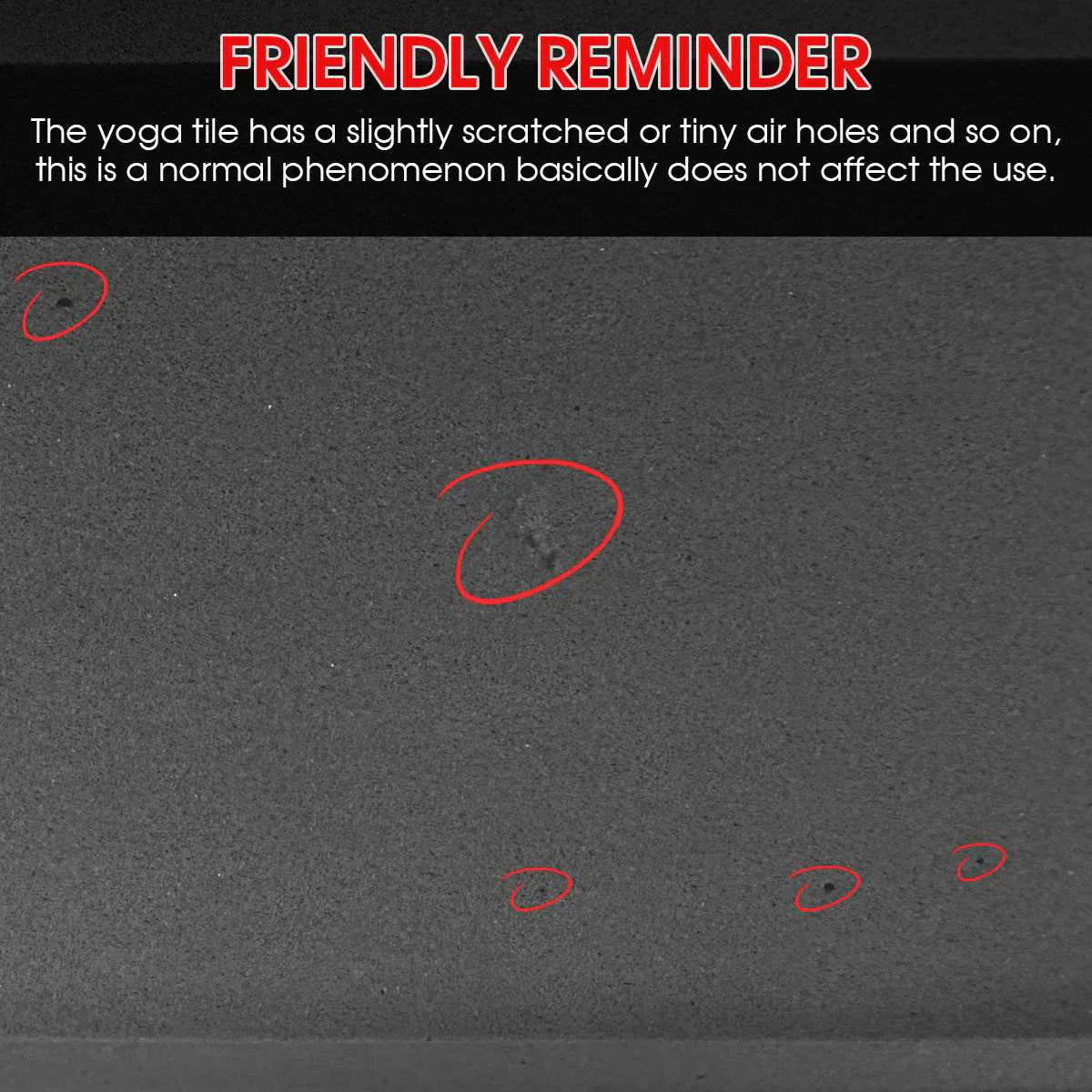 2PCS Yoga Blocks Foam Brick for Pilates & Fitness (Black)