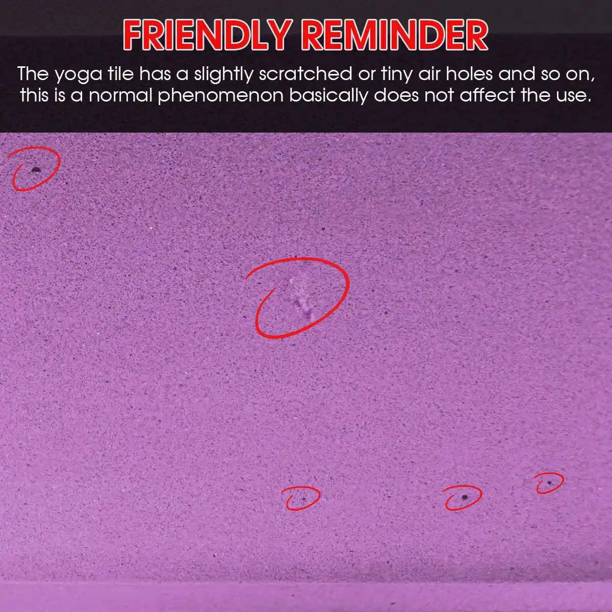 Yoga Building Blocks EVA Pilates Bricks (2 Pcs)