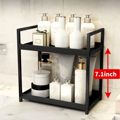 2-Tier Multifunctional Countertop Storage Rack