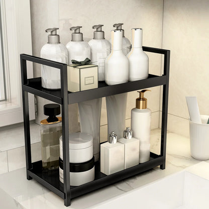 2-Tier Multifunctional Countertop Storage Rack
