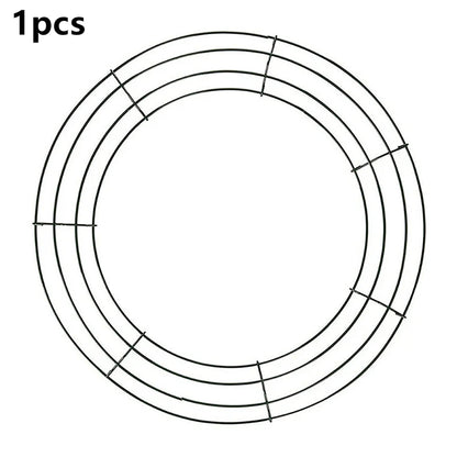 Metal Wreath Round Iron Ring for Christmas