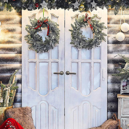 Metal Wreath Round Iron Ring for Christmas