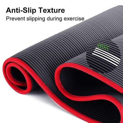 Non-Slip Thick Yoga Mat for Fitness (183CM)