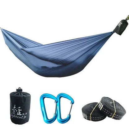 Ultralight Outdoor Camping Nylon Hammock with Hooks