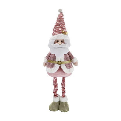 2024 New 90CM Pink Telescopic Christmas Doll