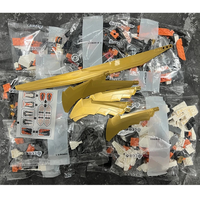 Ninja Series Titan Dragon Mech Building Blocks Toy Set