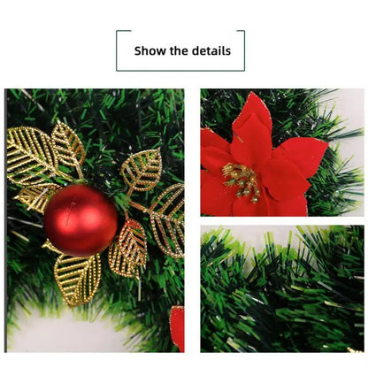 Christmas Wreath Hanging Miniature Garland Decoration
