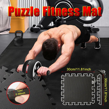 Cross Pattern Non-Slip EVA Sports Gym Mat