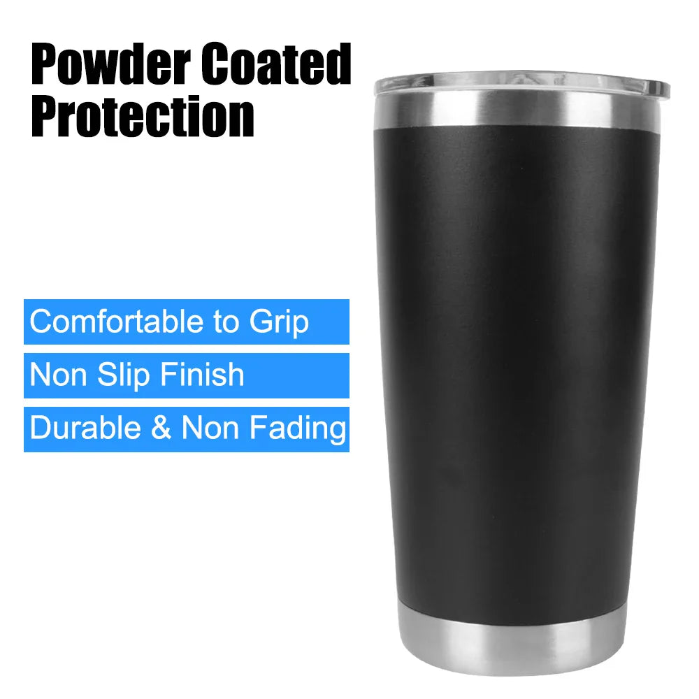 Insulated Thermal Mug with Stainless Steel Lid
