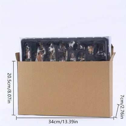 20-Piece Nativity Scene Figurine Set