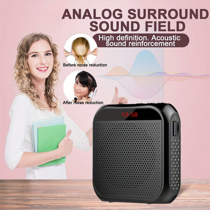 Portable Voice Amplifier with Headset Microphone