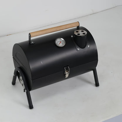 Portable Charcoal Grill BBQ Smoker with Handle