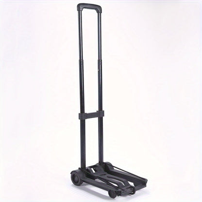 Folding Trolley with 2 Wheels Telescopic Handle