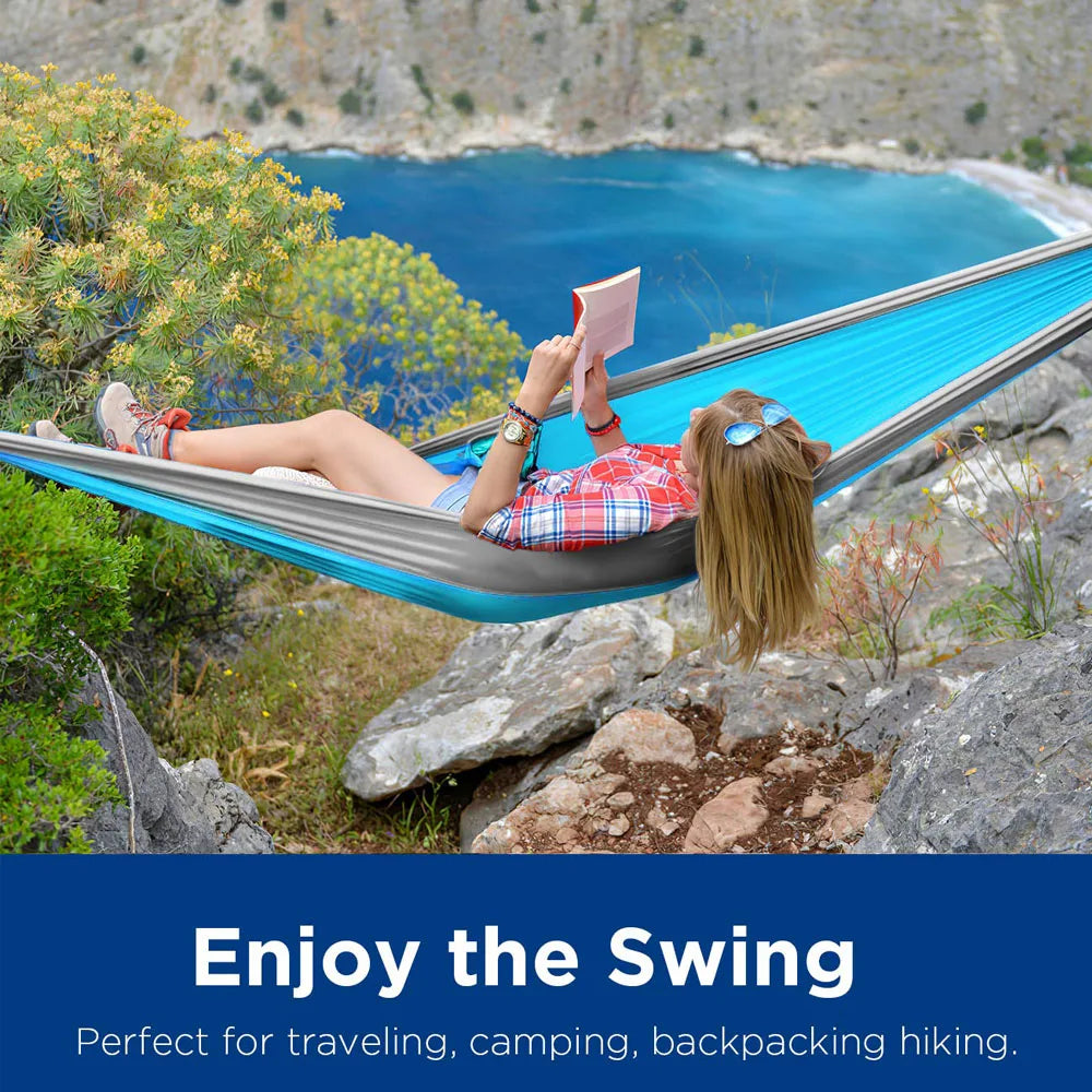 Lightweight Camping Hammock with Tree Straps for Travel